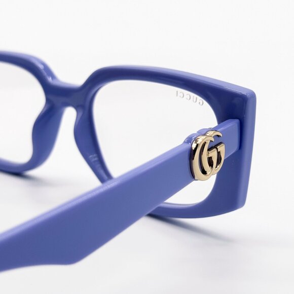 NEW GUCCI GG1534S 005 SQUARE VIOLET WOMEN SUNGLASSES GUCCI - Picture 6 of 11